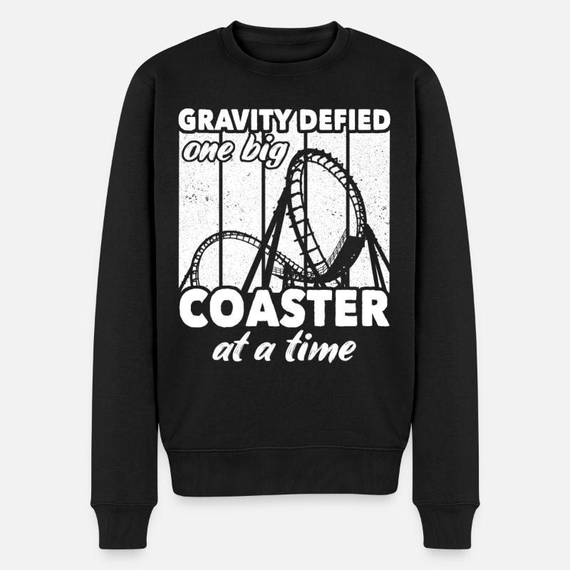 Roller Coaster Roller Coaster Riders - Men's Premium Organic Jumper - black
