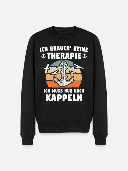 Kappeln Sprüche - Männer Premium Bio Pullover - Schwarz