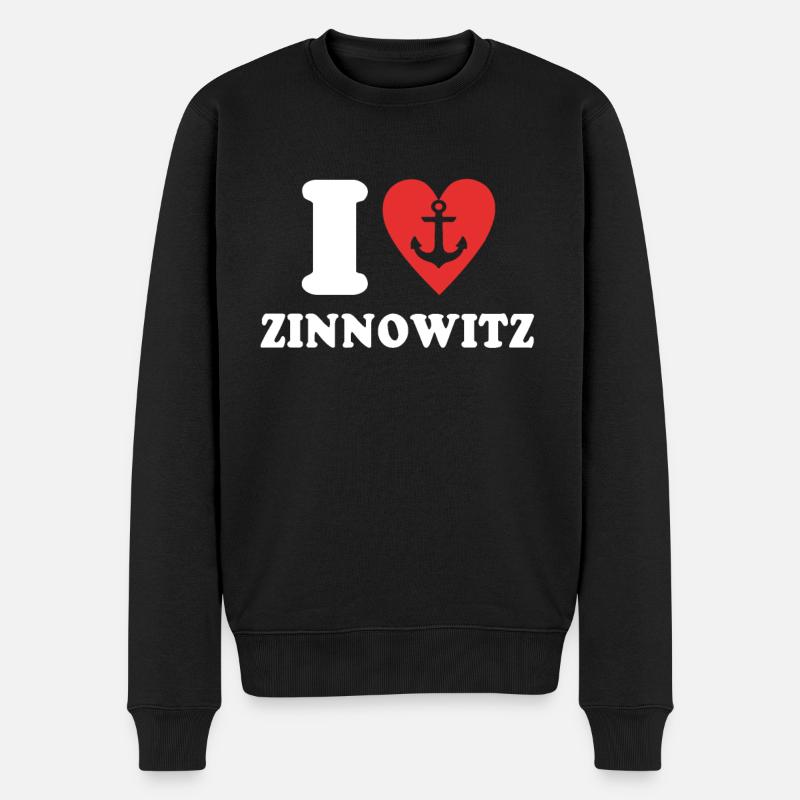 J’aime Zinnowitz Cher Zinnowitzer - Pull Premium bio Homme - noir