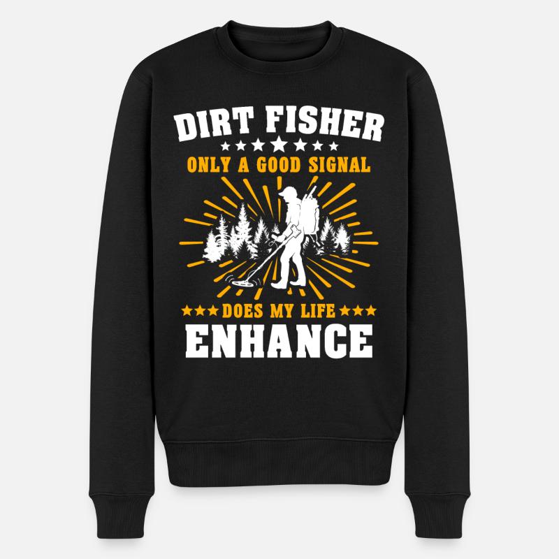 Détecteur de métaux - Pull Premium bio Homme - noir