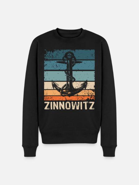 Zinnowitz Sprüche - Männer Premium Bio Pullover - Schwarz