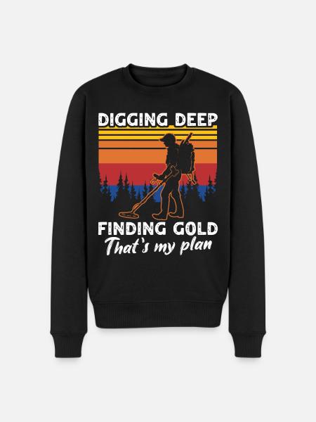 Dirt Fishing - Men's Premium Organic Jumper - black