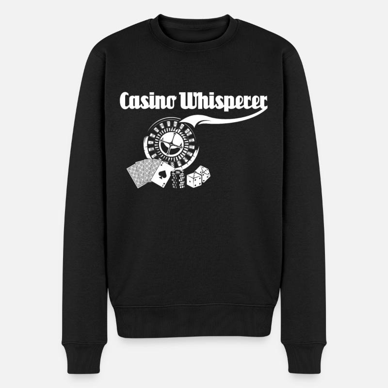 Casino - Männer Premium Bio Pullover - Schwarz