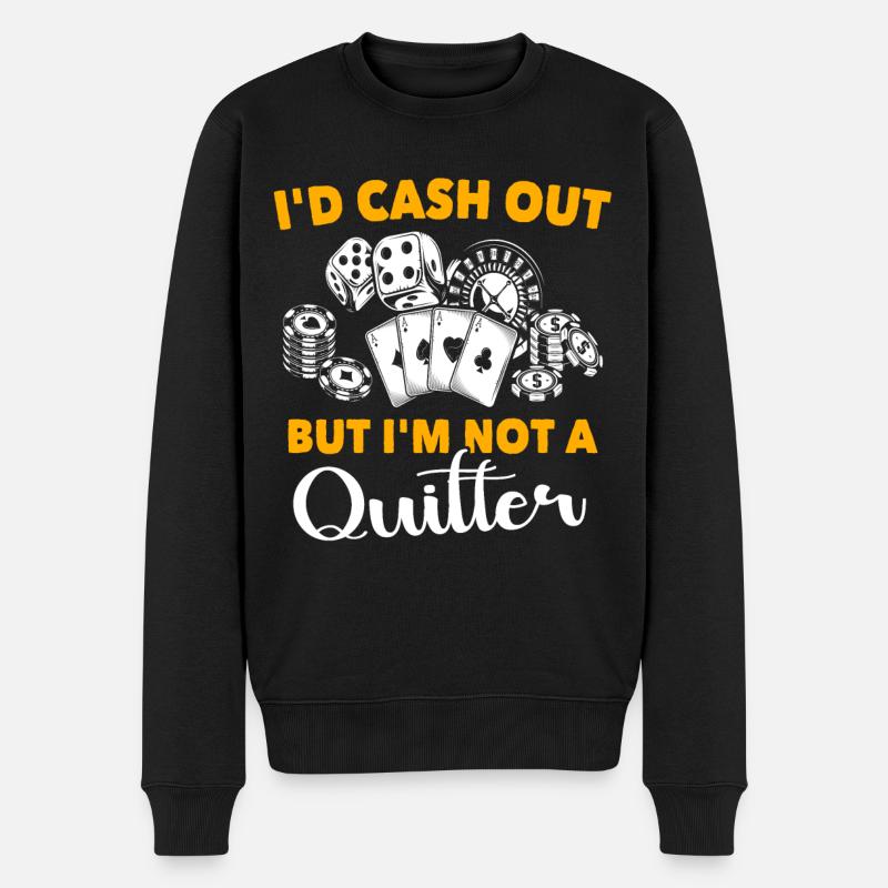 Casino Jeu de casino - Pull Premium bio Homme - noir