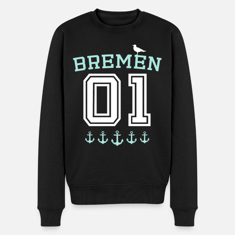 Dicton de Brême - Pull Premium bio Homme - noir