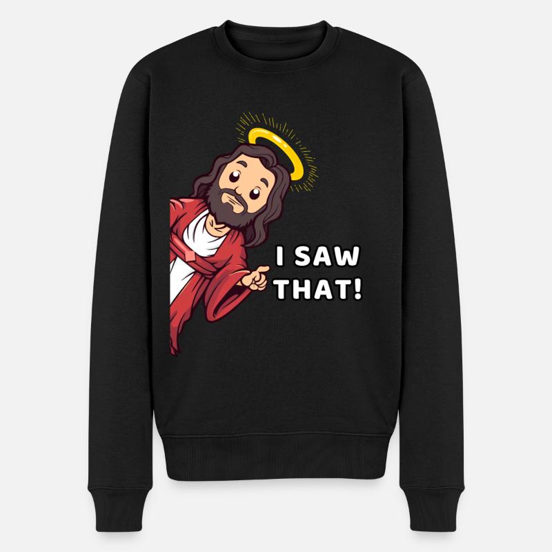 J’ai vu ça - Pull Premium bio Homme - noir