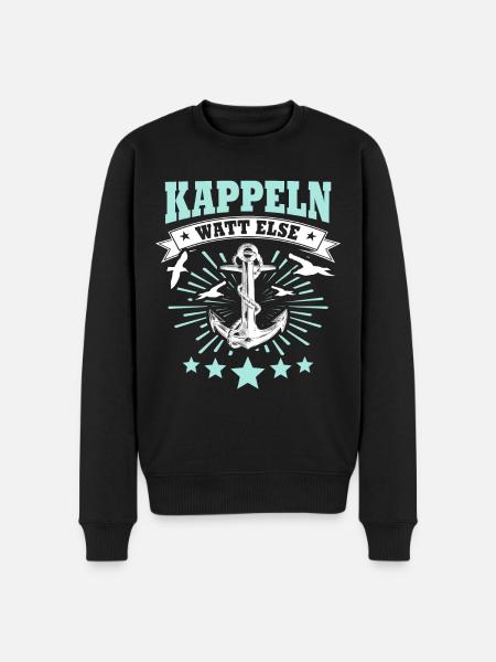 Kappeln Kappelner - Männer Premium Bio Pullover - Schwarz