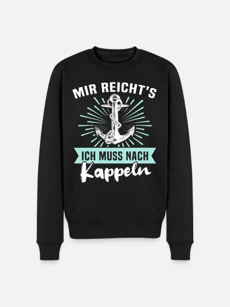 Kappeln Kappelner - Männer Premium Bio Pullover - Schwarz