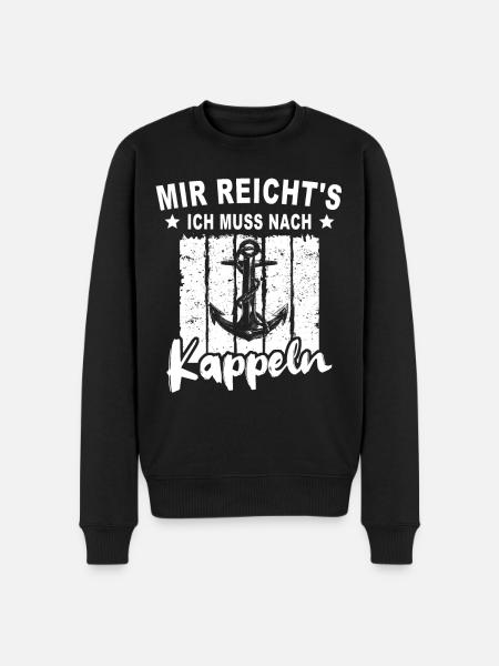 Kappeln - Männer Premium Bio Pullover - Schwarz