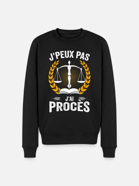 Lawyer - Justice - Law - Men's Premium Organic Jumper - black