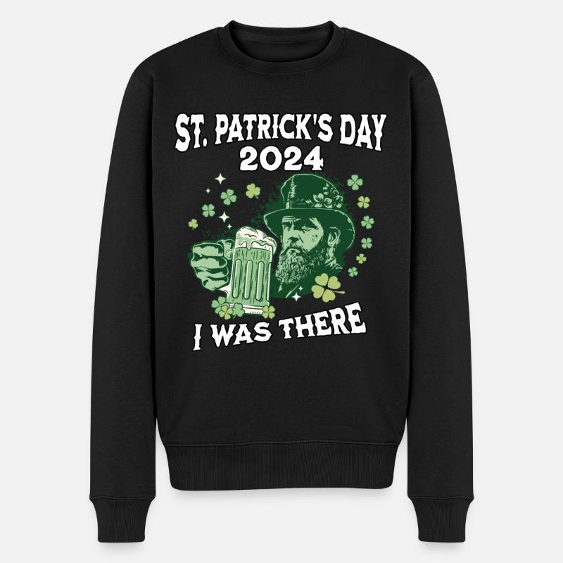 Fête de la Saint-Patrick 2024 - Pull Premium bio Homme - noir