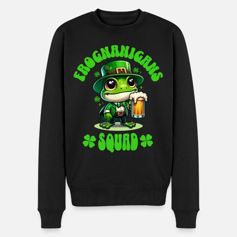 Grenouille de la Saint-Patrick - Pull Premium bio Homme - noir