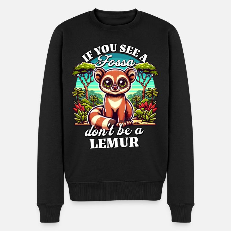 Fossa Madagascar Fossas - Pull Premium bio Homme - noir