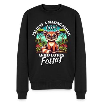 Fille Aime Fossas - Pull Premium bio Homme - noir - Devant - Nico (187cm)