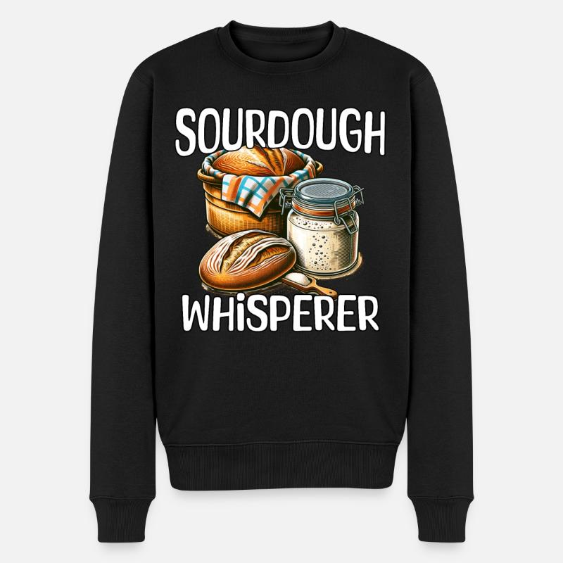 Sauerteig - Männer Premium Bio Pullover - Schwarz