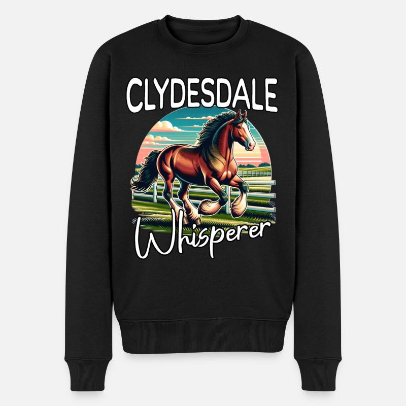 L’amant de Clydesdale - Pull Premium bio Homme - noir