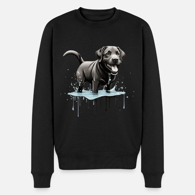 MIGNON LABRADOR NOIR - Pull Premium bio Homme - noir