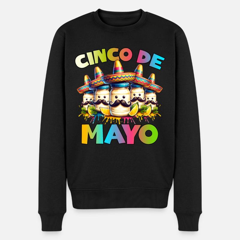 Cinco De Mayo Mayonnaise - Pull Premium bio Homme - noir