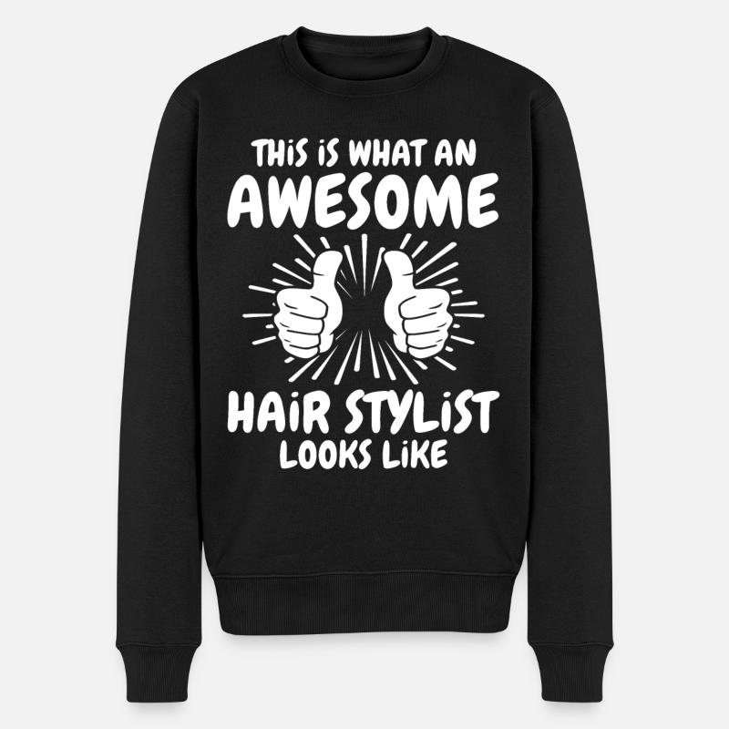 Coiffeur - Pull Premium bio Homme - noir