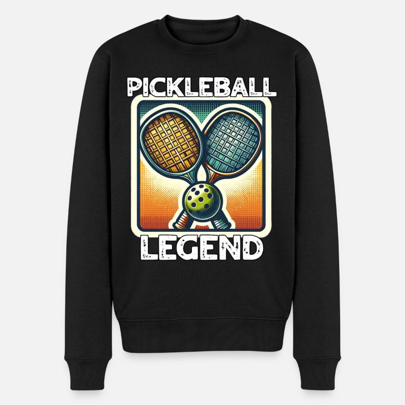 Légende du pickleball - Pull Premium bio Homme - noir
