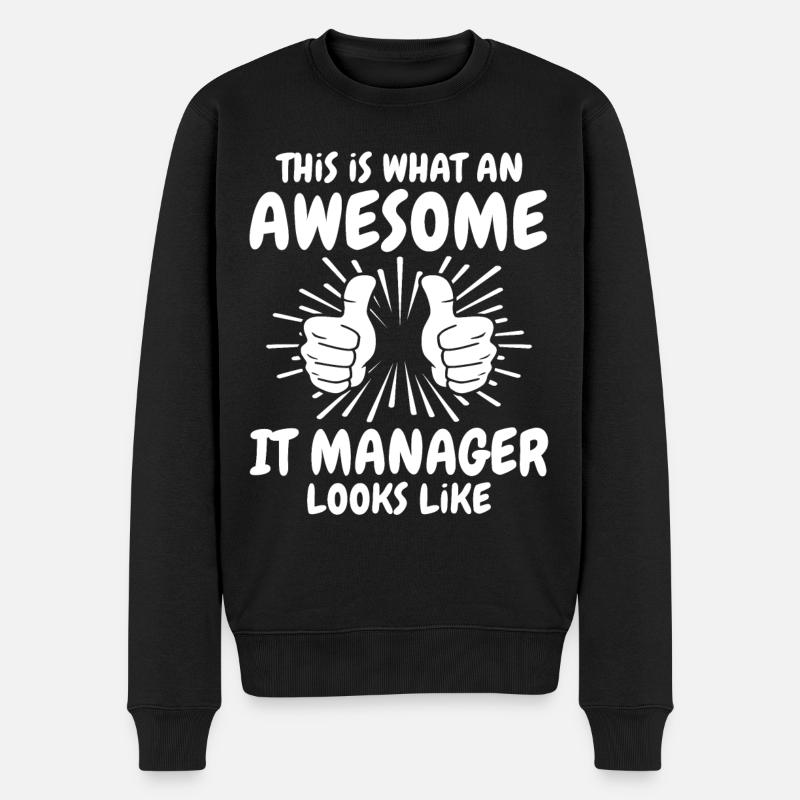 Responsable informatique - Pull Premium bio Homme - noir