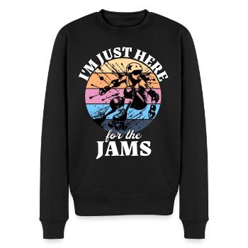 Roller derby - Men's Premium Organic Jumper - black - Front - Nico (187cm)