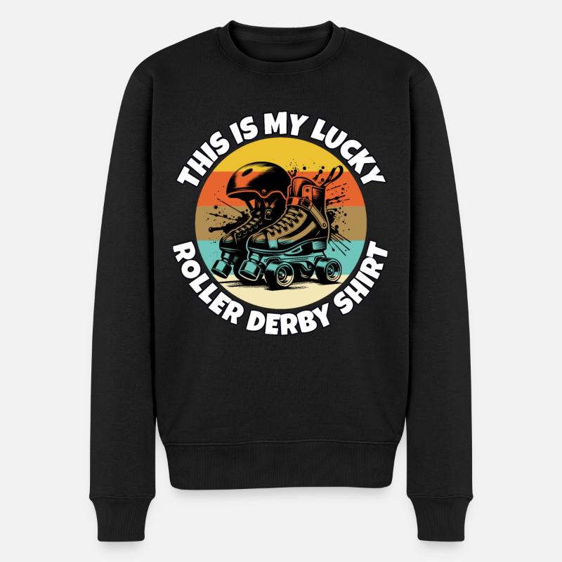 Roller derby - Pull Premium bio Homme - noir