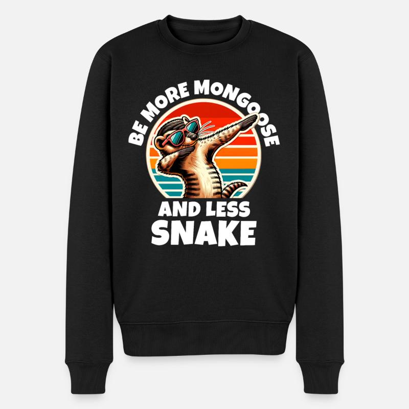 Dictons de mangouste - Pull Premium bio Homme - noir