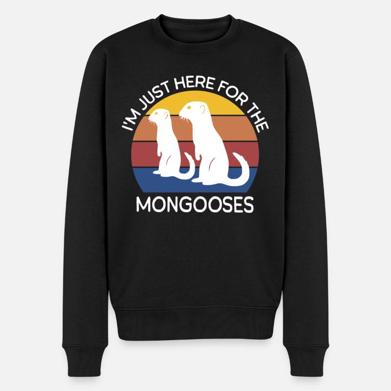 Dictons de mangouste - Pull Premium bio Homme - noir