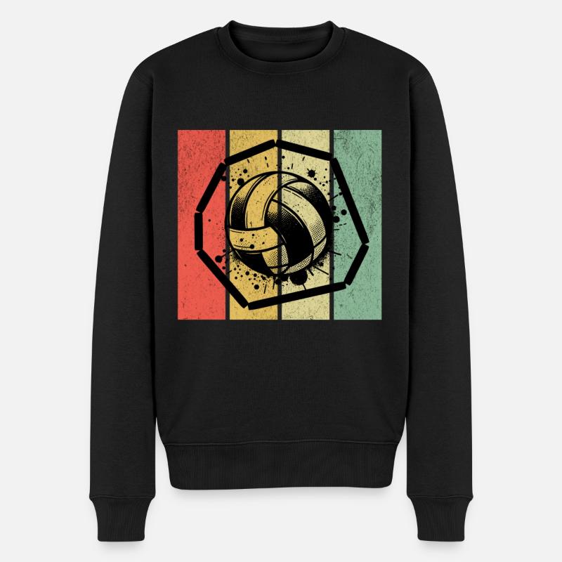 Gaga Ballon Rétro - Pull Premium bio Homme - noir