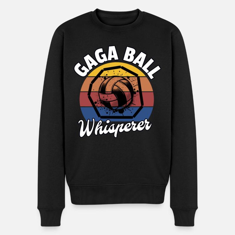 Gaga Ball Chuchoteur - Pull Premium bio Homme - noir