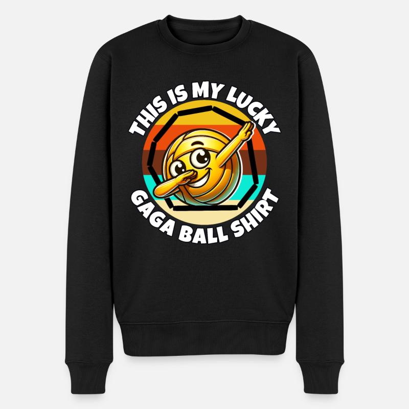 Gaga Ball - Pull Premium bio Homme - noir