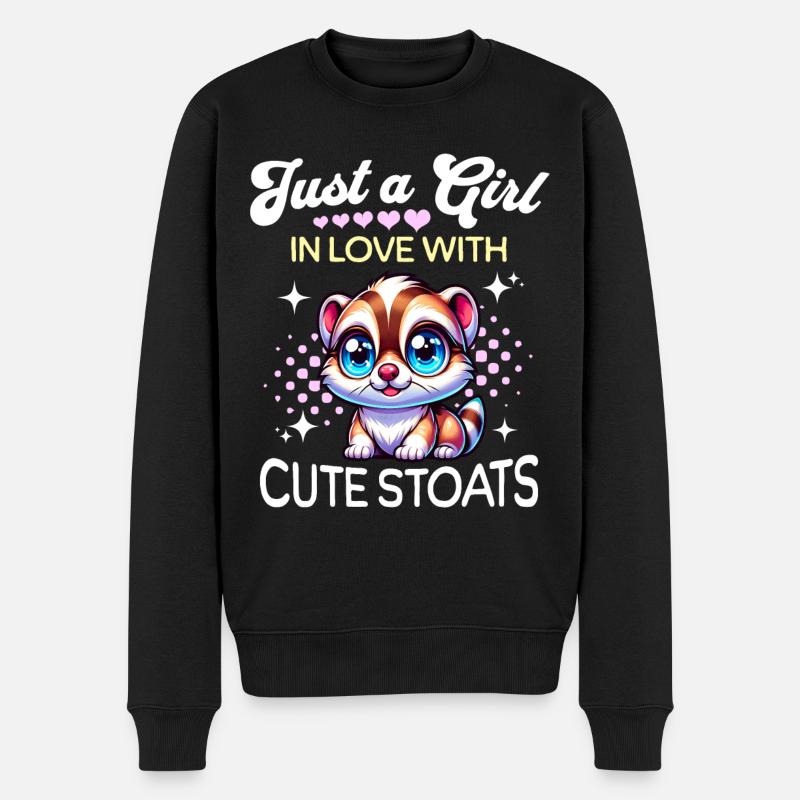 Fille d’hermine - Pull Premium bio Homme - noir