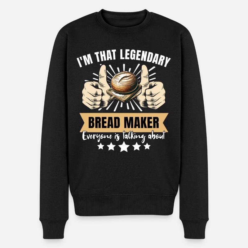 Legendary breadmaker - Men's Premium Organic Jumper - black