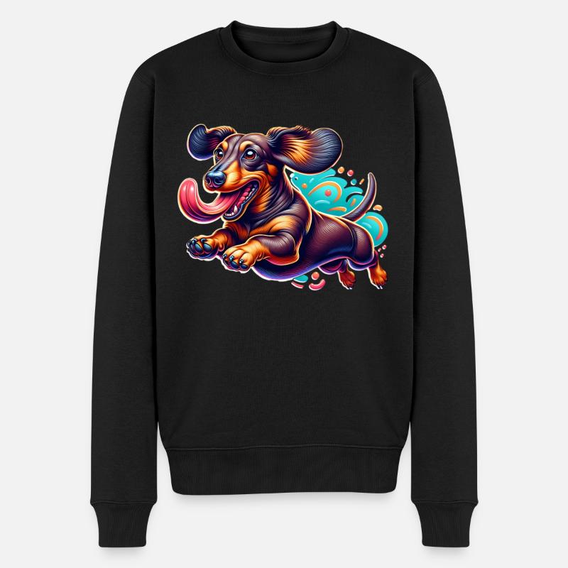 Teckel - Pull Premium bio Homme - noir