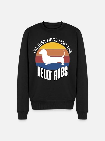 Funny Dachshund Sayings - Men's Premium Organic Jumper - black