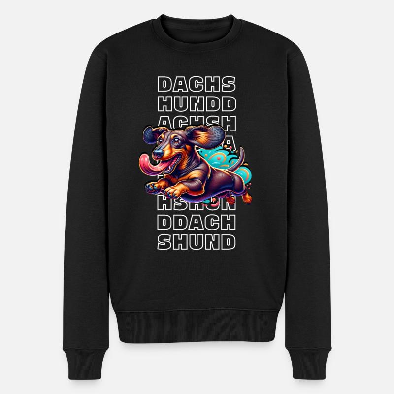 Teckel - Pull Premium bio Homme - noir