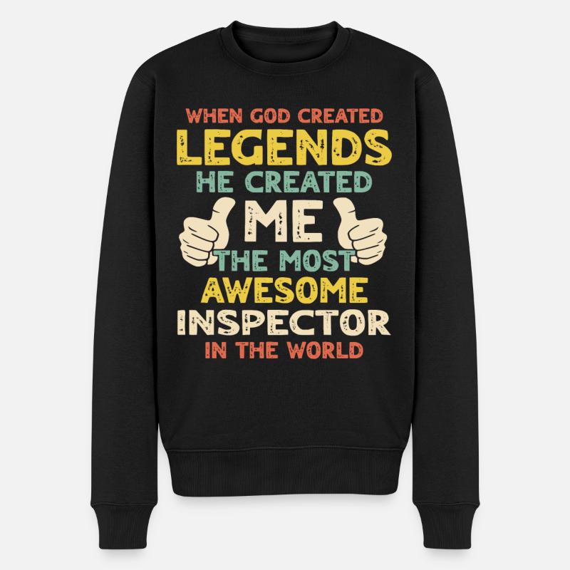 Inspecteur - Pull Premium bio Homme - noir