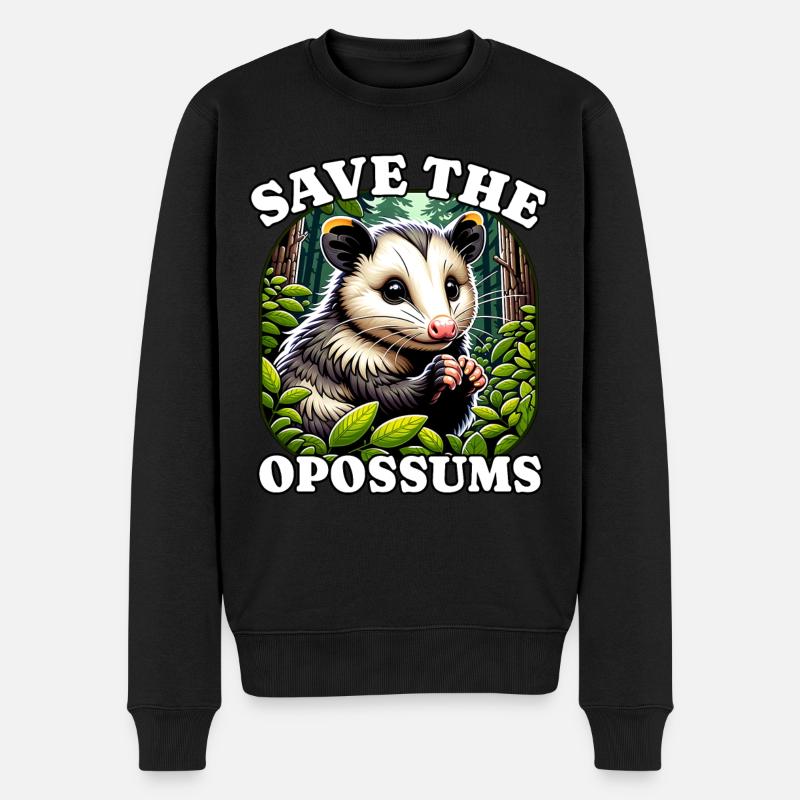 Sauver Opossum - Pull Premium bio Homme - noir