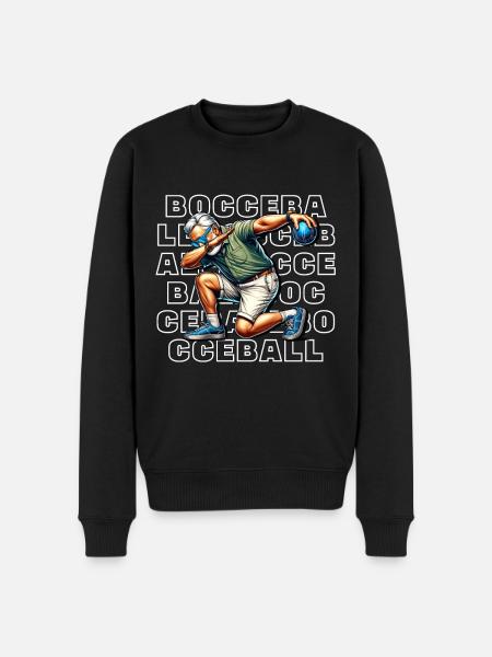 Bocce Ball - Men's Premium Organic Jumper - black