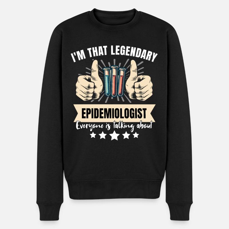 Épidémiologiste légendaire - Pull Premium bio Homme - noir