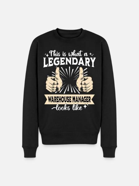 Legendary Camp Leader - Men's Premium Organic Jumper - black