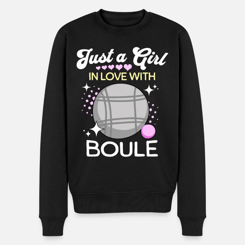 Boule Filles - Pull Premium bio Homme - noir