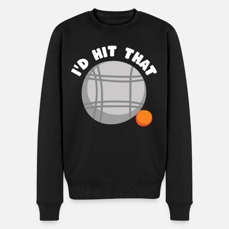 Dictons de boule - Pull Premium bio Homme - noir