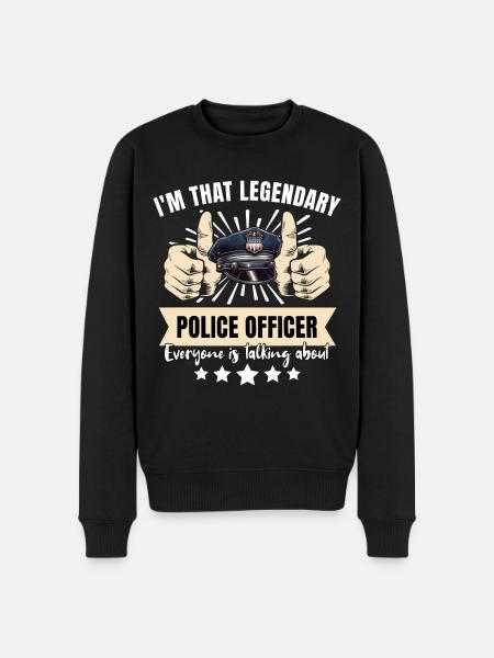 Legendary Policeman - Men's Premium Organic Jumper - black