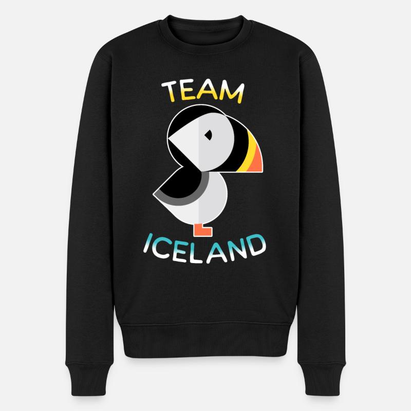 Équipe Puffins Islande - Pull Premium bio Homme - noir