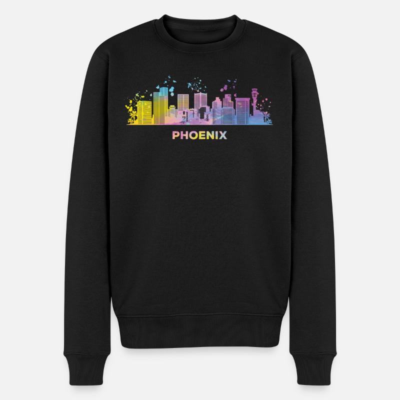 Phéniciens Skyline Phoenix - Pull Premium bio Homme - noir