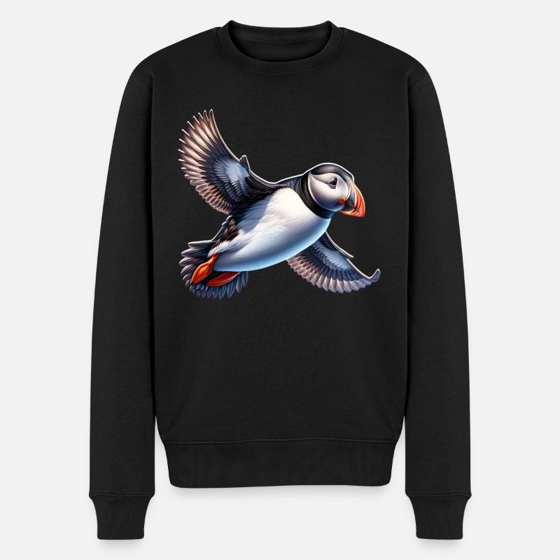 macareux - Pull Premium bio Homme - noir