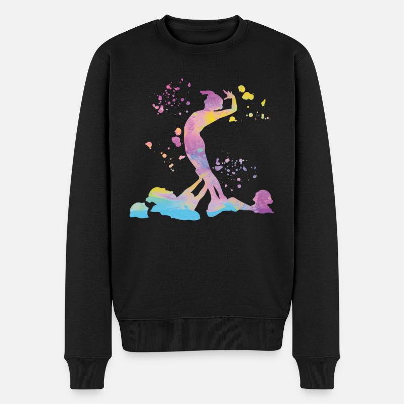 Natation artistique par équipe de natation synchronisée - Pull Premium bio Homme - noir