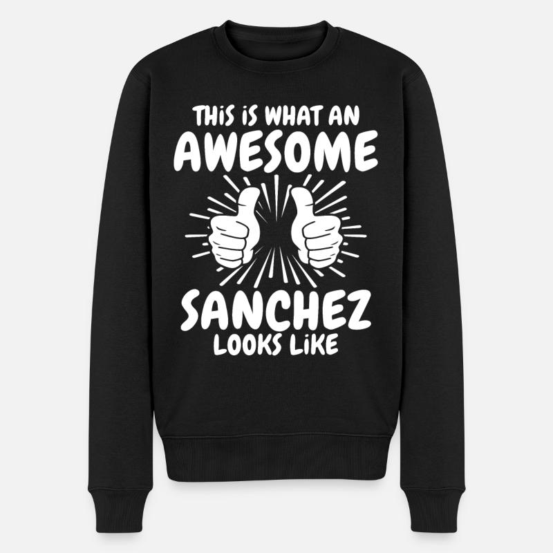 Sanchez - Pull Premium bio Homme - noir